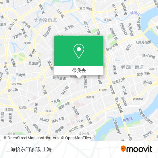 上海怡东门诊部地图