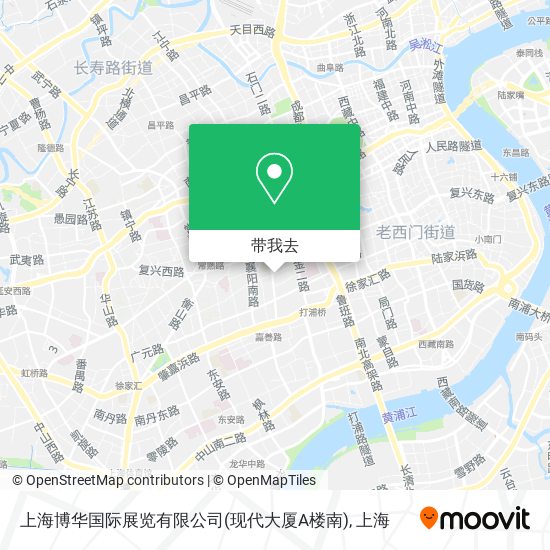 上海博华国际展览有限公司(现代大厦A楼南)地图