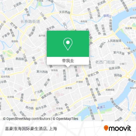 嘉豪淮海国际豪生酒店地图