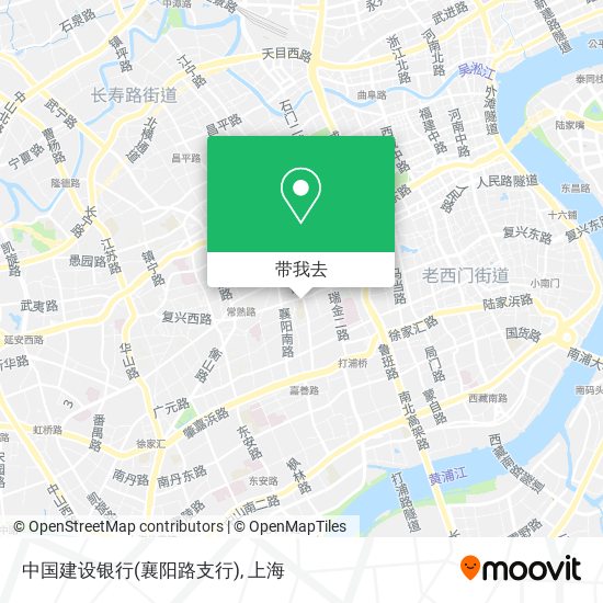 中国建设银行(襄阳路支行)地图