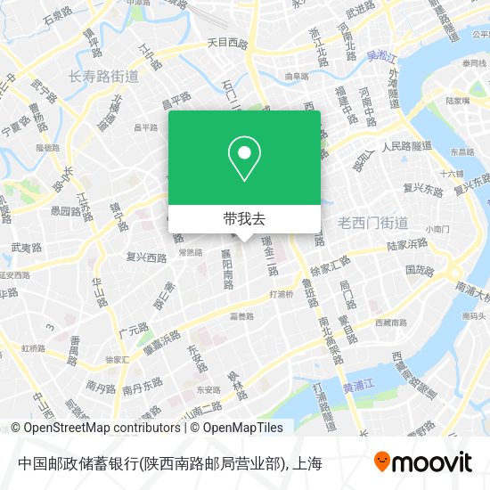 中国邮政储蓄银行(陕西南路邮局营业部)地图