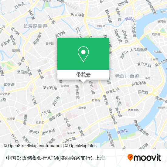 中国邮政储蓄银行ATM(陕西南路支行)地图