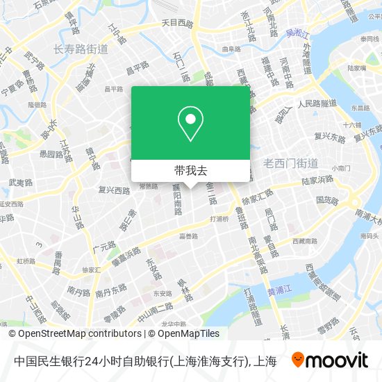 中国民生银行24小时自助银行(上海淮海支行)地图