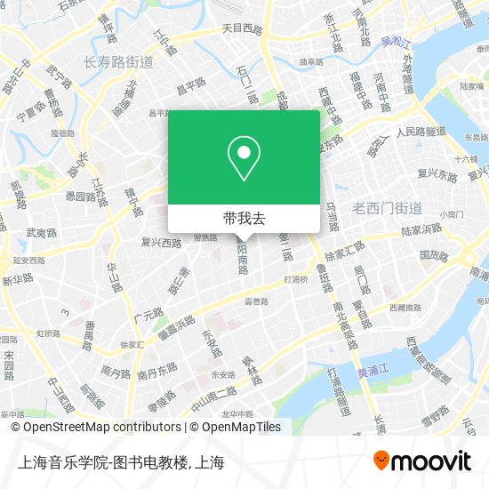 上海音乐学院-图书电教楼地图