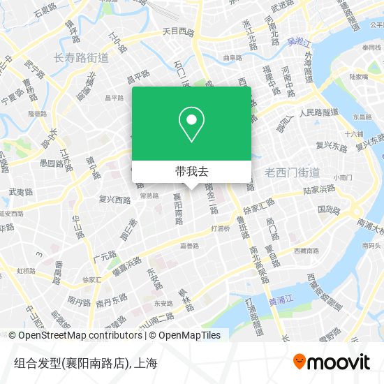组合发型(襄阳南路店)地图