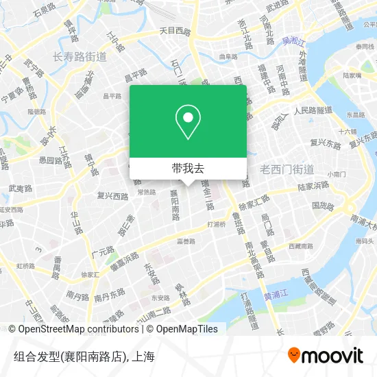 组合发型(襄阳南路店)地图