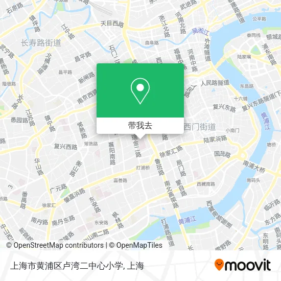 上海市黄浦区卢湾二中心小学地图