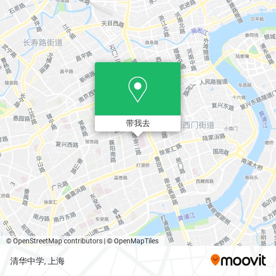 清华中学地图