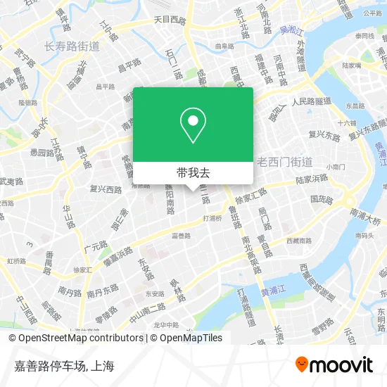 嘉善路停车场地图