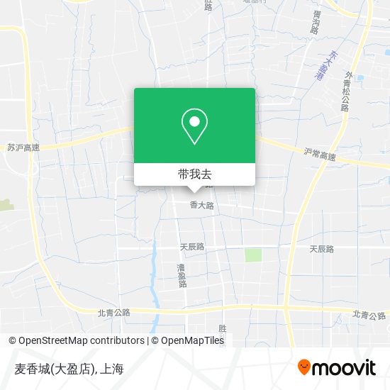 麦香城(大盈店)地图
