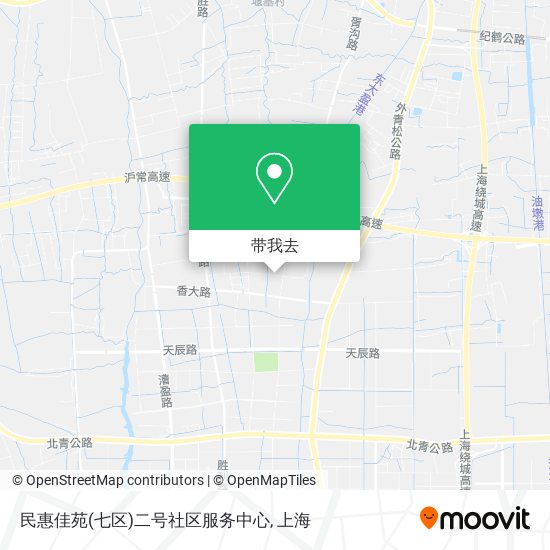 民惠佳苑(七区)二号社区服务中心地图