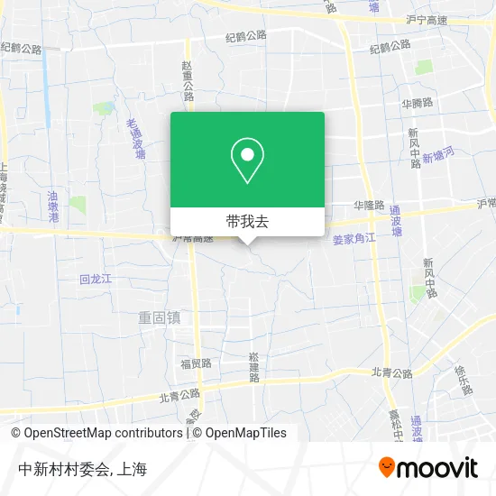 中新村村委会地图