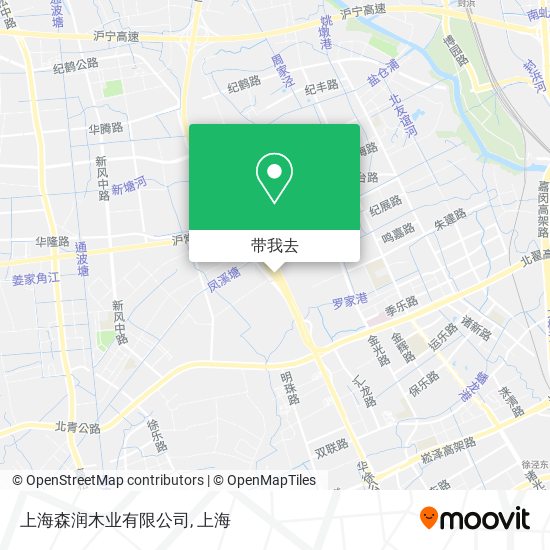 上海森润木业有限公司地图