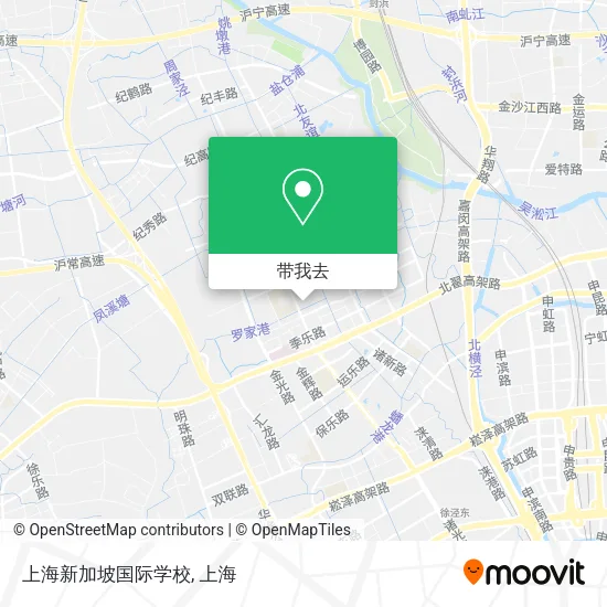 上海新加坡国际学校地图