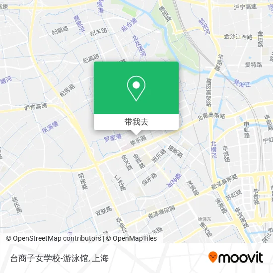台商子女学校-游泳馆地图