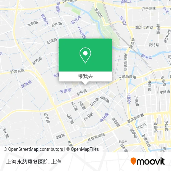 上海永慈康复医院地图