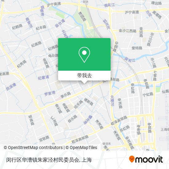 闵行区华漕镇朱家泾村民委员会地图