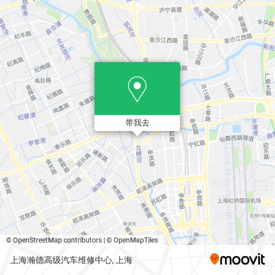 上海瀚德高级汽车维修中心地图