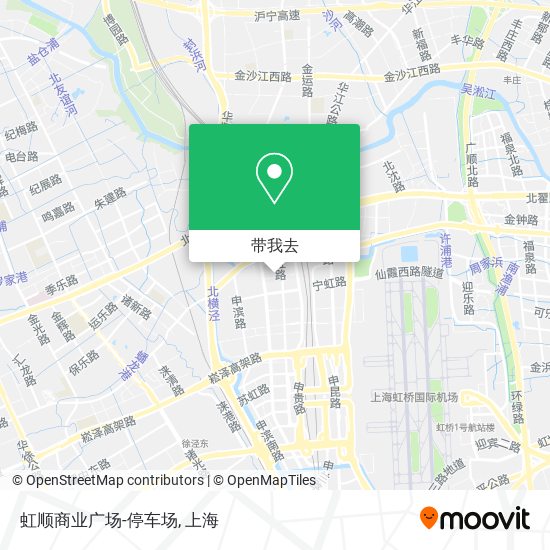 虹顺商业广场-停车场地图