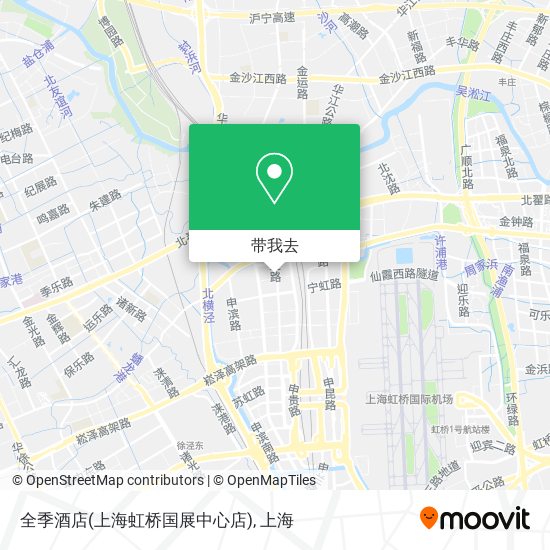 全季酒店(上海虹桥国展中心店)地图