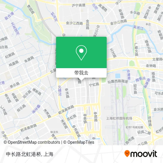 申长路北虹港桥地图