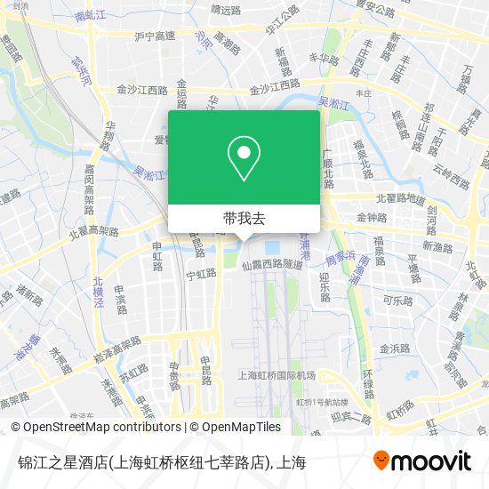 锦江之星酒店(上海虹桥枢纽七莘路店)地图