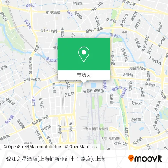锦江之星酒店(上海虹桥枢纽七莘路店)地图