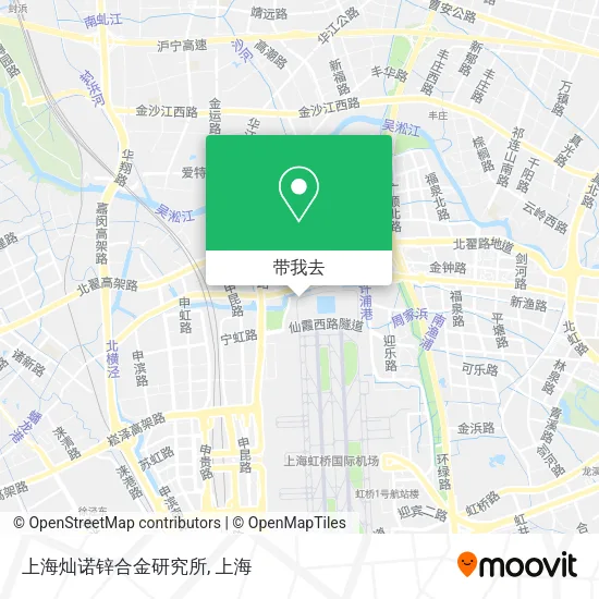 上海灿诺锌合金研究所地图