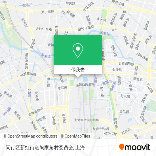 闵行区新虹街道陶家角村委员会地图