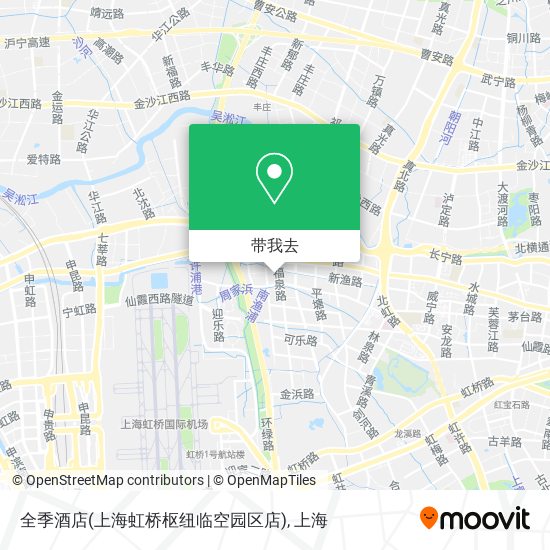 全季酒店(上海虹桥枢纽临空园区店)地图