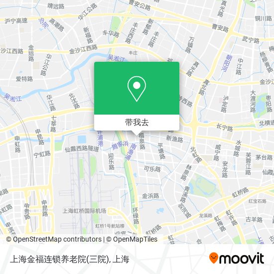 上海金福连锁养老院(三院)地图