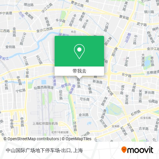 中山国际广场地下停车场-出口地图