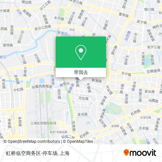 虹桥临空商务区-停车场地图