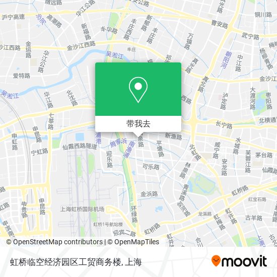 虹桥临空经济园区工贸商务楼地图