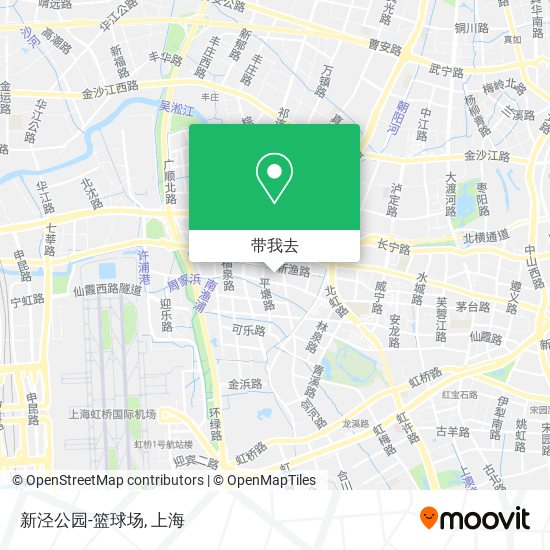 新泾公园-篮球场地图