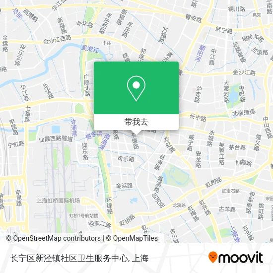 长宁区新泾镇社区卫生服务中心地图