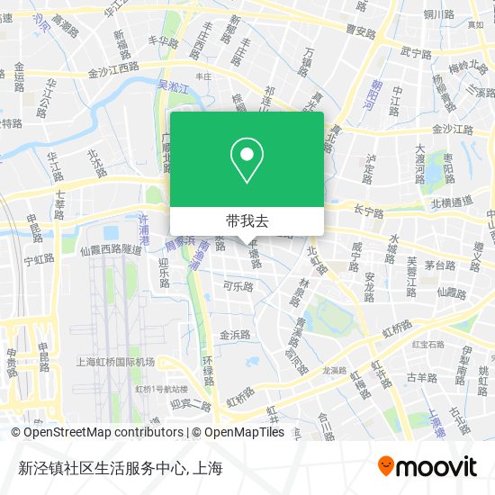 新泾镇社区生活服务中心地图