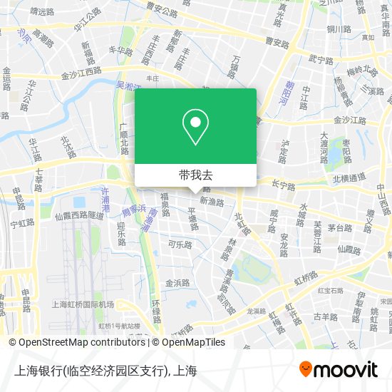 上海银行(临空经济园区支行)地图