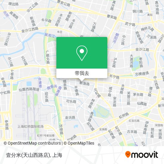 壹分米(天山西路店)地图