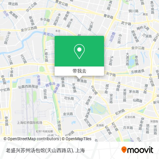 老盛兴苏州汤包馆(天山西路店)地图
