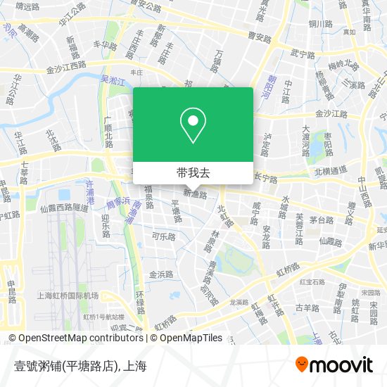 壹號粥铺(平塘路店)地图