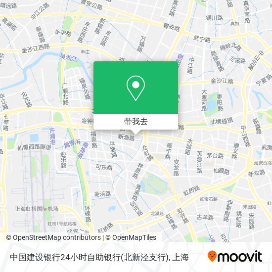 中国建设银行24小时自助银行(北新泾支行)地图