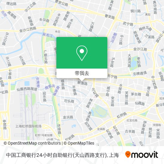 中国工商银行24小时自助银行(天山西路支行)地图