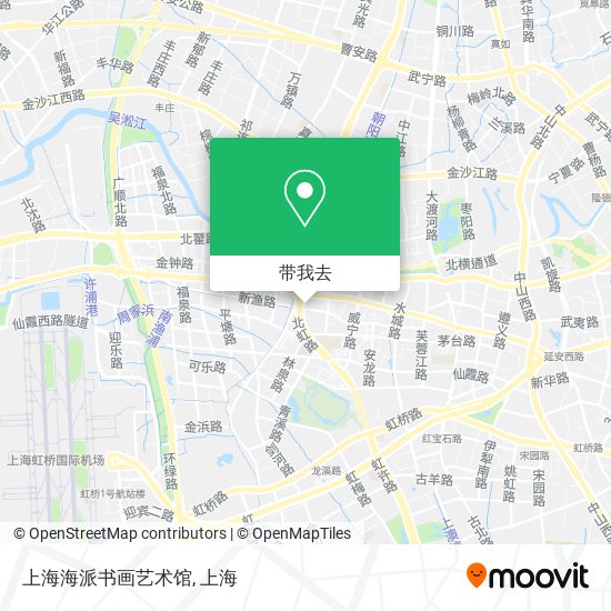 上海海派书画艺术馆地图