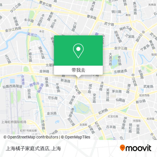 上海橘子家庭式酒店地图