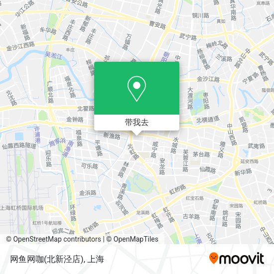 网鱼网咖(北新泾店)地图