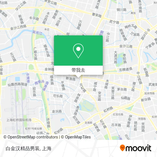 白金汉精品男装地图