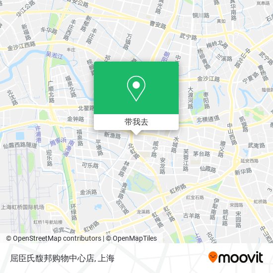 屈臣氏馥邦购物中心店地图