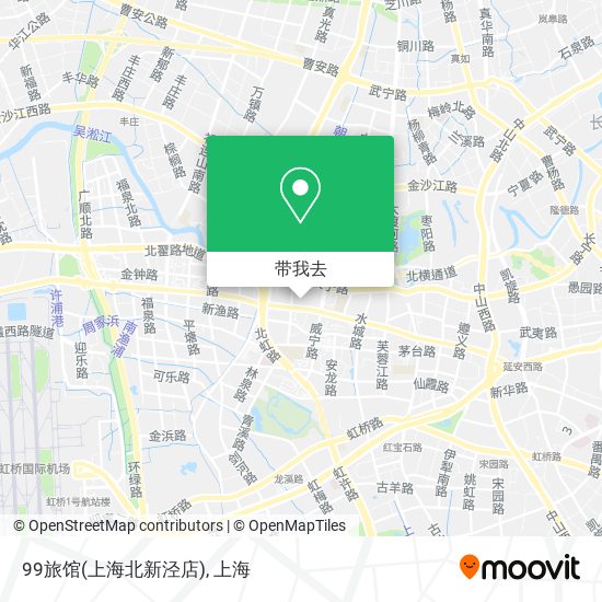 99旅馆(上海北新泾店)地图