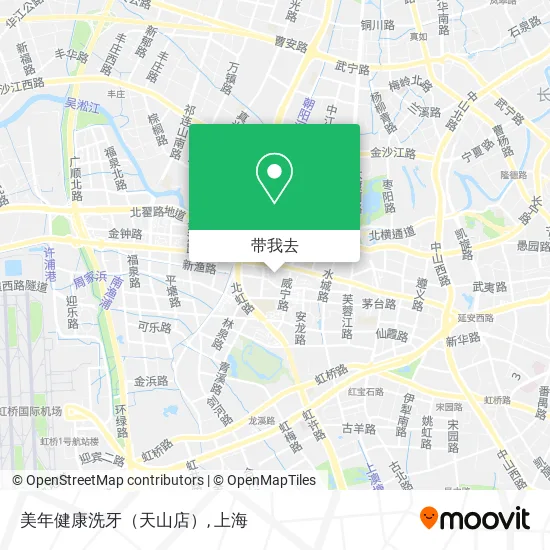 美年健康洗牙（天山店）地图